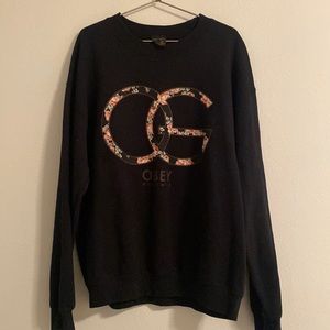 Obey black crew neck